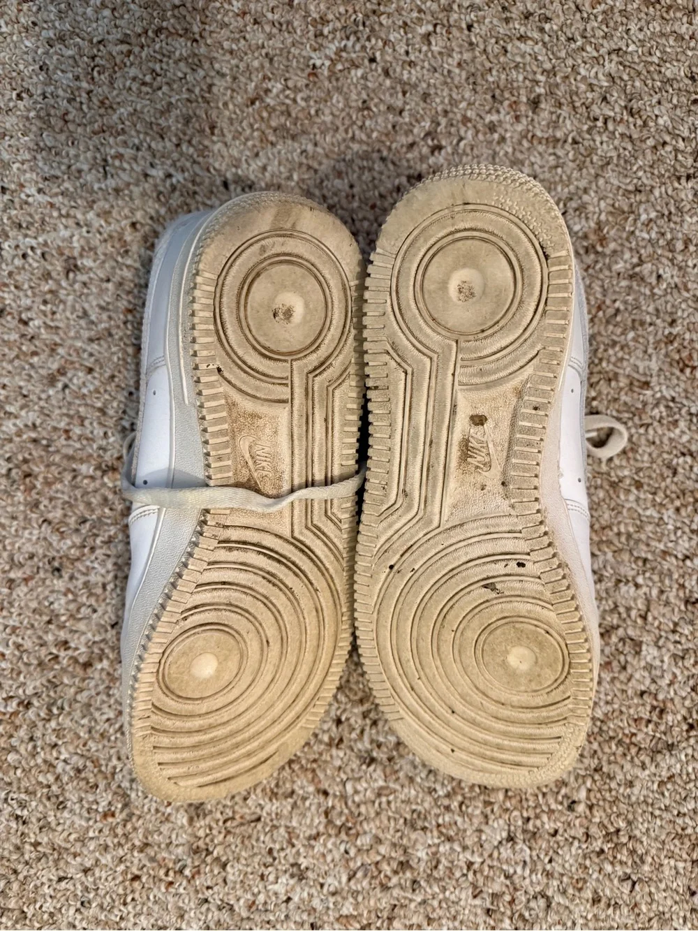 Nike Women's White Air Force 1 Leather Sneakers